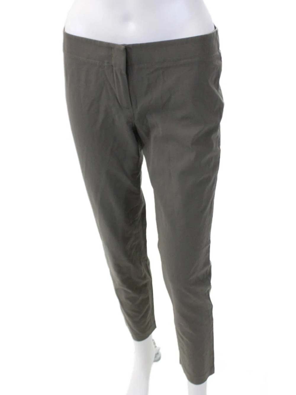 Lafayette 148 New York Olive Cropped Ankle Pants